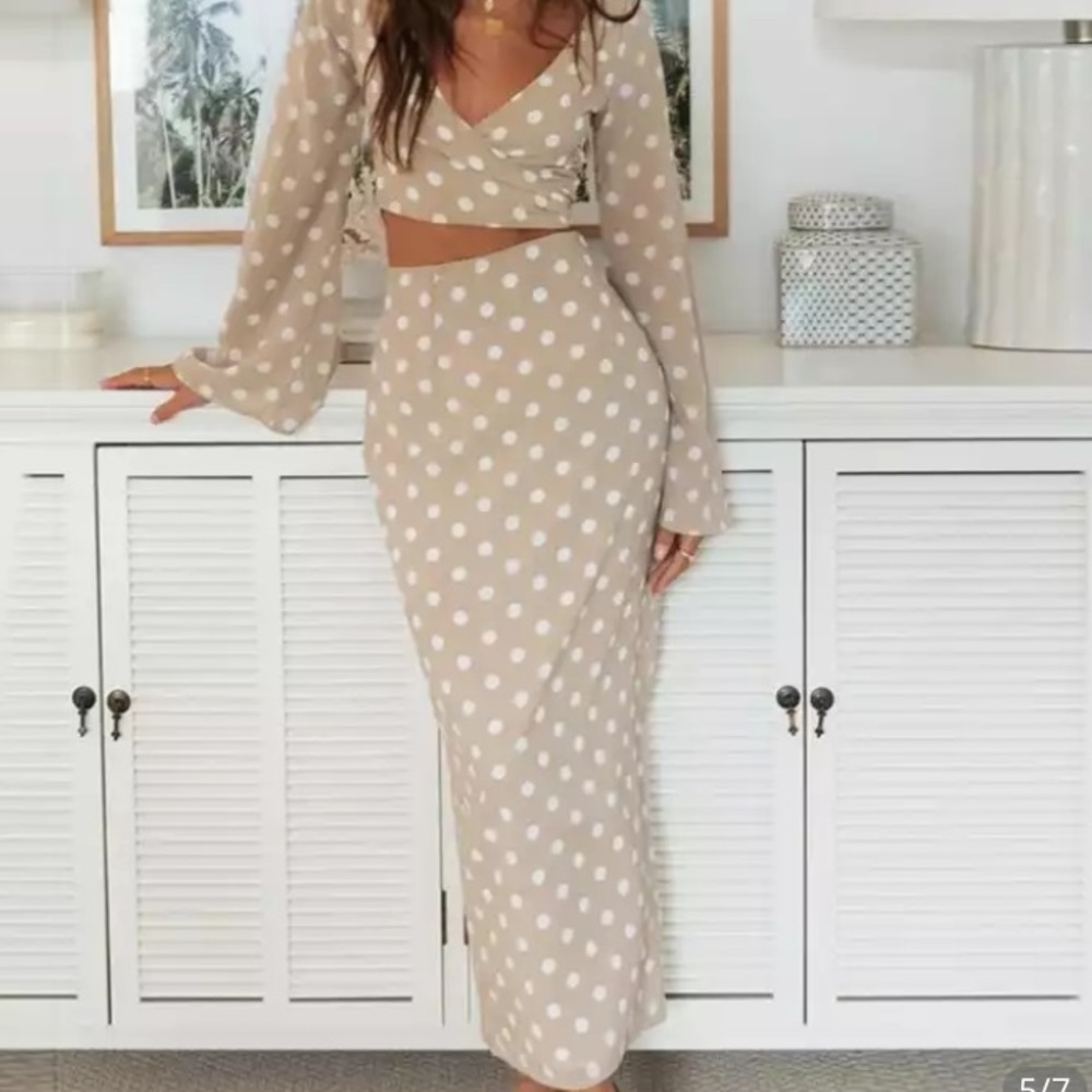 NEW Two pcs set polka dot L/XL summer - Picture 8 of 8